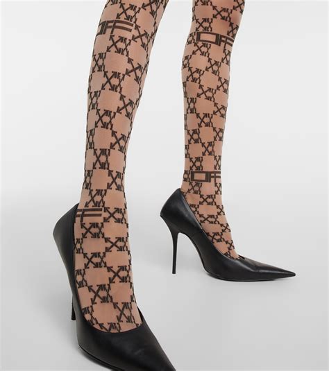 Tights T.1 Chanel Monogramme Black 